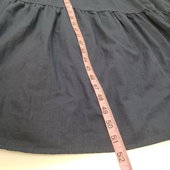 Tuckernuck Pomander Place Navy Cotton Mabel Dress Size L Women Preppy Pockets - Picture 14 of 16